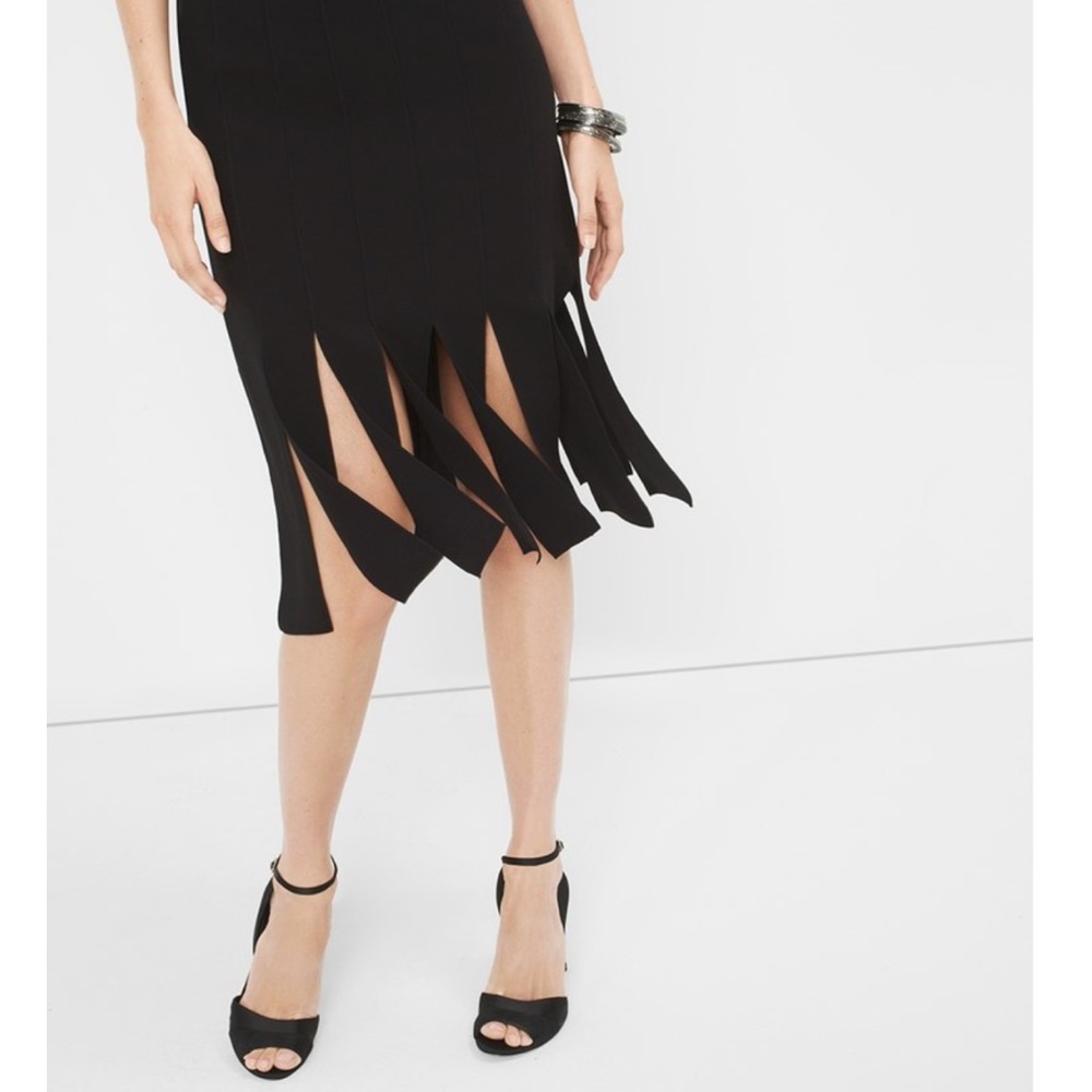 White House Black Market Carwash Pencil Skirt